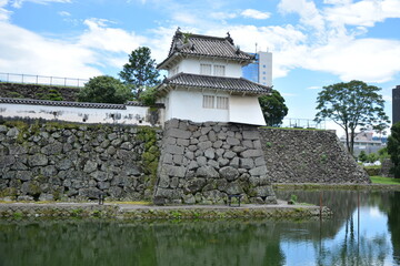 大分県　府内城跡の風景