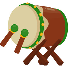 Mosque Drum Illustration