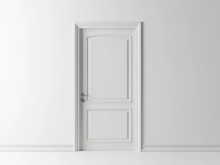 White Door for Minimalist Interior, New Beginnings.