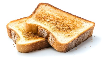 Thin and crunchy slice toast light breakfast