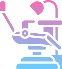 Fototapeta premium Dental chair icon