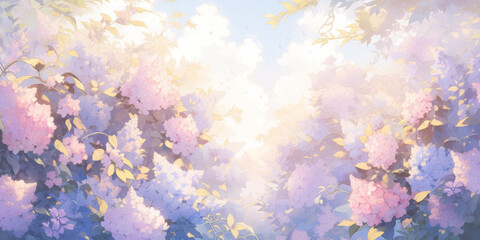 Vintage floral texture art background
