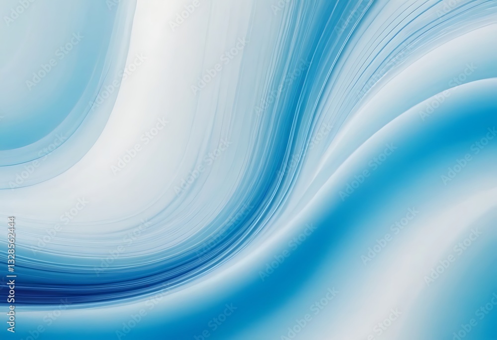 Poster abstract blue wavy gradient background with grain and noise texture for header poster banner backdro