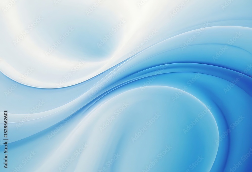 Poster abstract blue wavy gradient background with grain and noise texture for header poster banner backdro