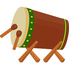 Mosque Drum Illustration