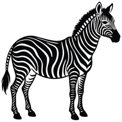 zebra silhouette