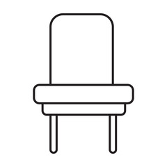 chair line icon