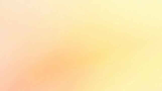 A gradient from soft lemon yellow to pale peach. Featuring light yellow tones blending into soft peach hues