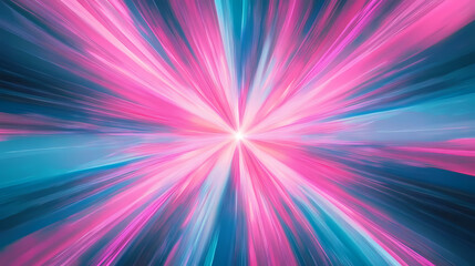 Fototapeta premium Radiating Light with Dynamic Colors