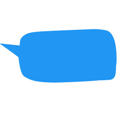 blue speech bubble