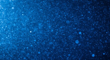 Glowing blue abstract background with bright light and bokeh effect