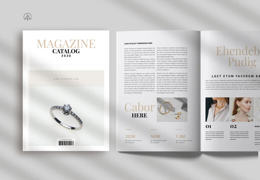Catalog Magazine Template