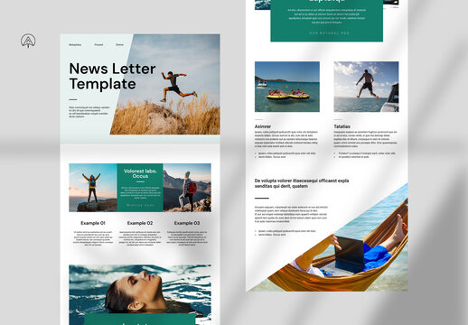 Traveling News Letter Template