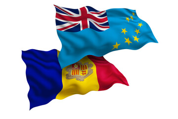 Tuvalu and Andorra Friendship Flags Diplomatic Relations of Two countries, Sports competition