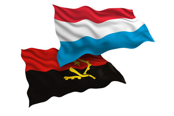 Luxembourg and Angola Friendship Flags Diplomatic Relations of Two countries, Sports competition