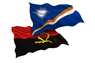 Marshall Islands and Angola Friendship Flags Diplomatic Relations of Two countries, Sports competition