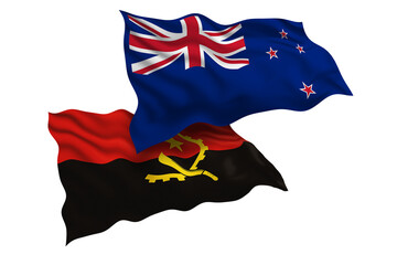 New Zealand and Angola Friendship Flags Diplomatic Relations of Two countries, Sports competition
