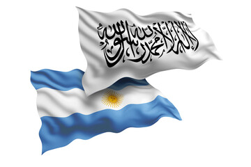 Afghanistan and Argentina Friendship Flags Diplomatic Relations of Two countries, Sports competition