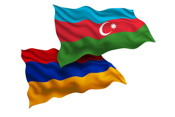 Azerbaijan and Armenia Friendship Flags Diplomatic Relations of Two countries, Sports competition