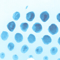 White Messy Polka Dot. Borders Motifs. Light