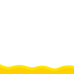 Obraz premium Yellow bottom border