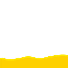 Yellow bottom border