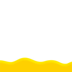 Yellow bottom border