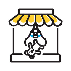 Vector multi color icon for Grip equipment