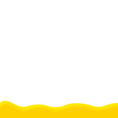 Yellow bottom border