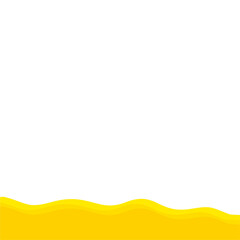 Yellow bottom border