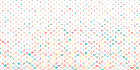 Colorful stars halftone, cute vector background design