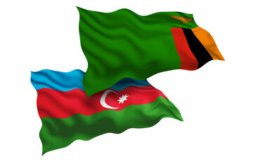 Zambia and Azerbaijan Friendship Flags Diplomatic Relations of Two countries, Sports competition