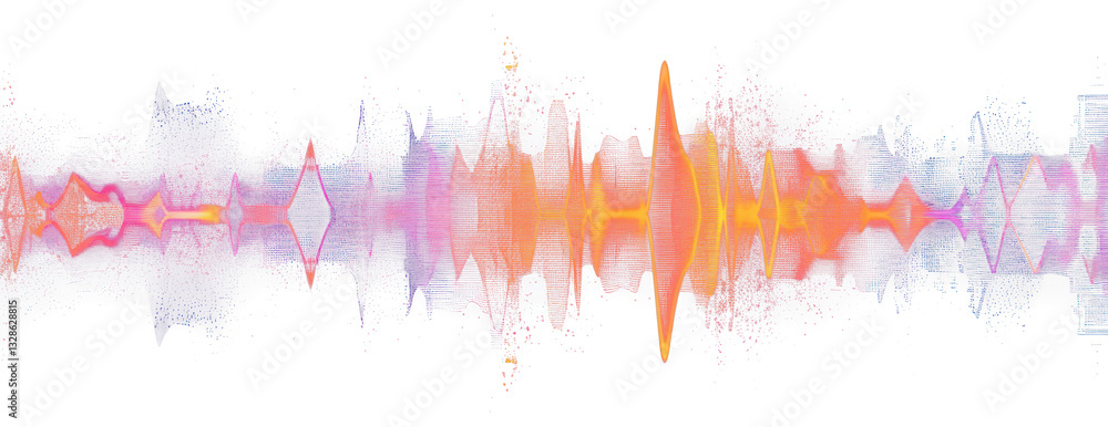 Canvas Prints png a digital sound wave background pattern vibrant.