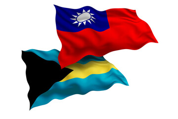 Taiwan and Bahamas Friendship Flags Diplomatic Relations of Two countries, Sports competition