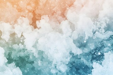 Obraz premium A striking image featuring a perfect composition of ethereal clouds sky abstract art atmospheric aerial view serenity
