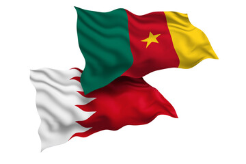 Cameroon and Bahrain Friendship Flags Diplomatic Relations of Two countries, Sports competition