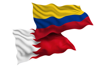 Colombia and Bahrain Friendship Flags Diplomatic Relations of Two countries, Sports competition