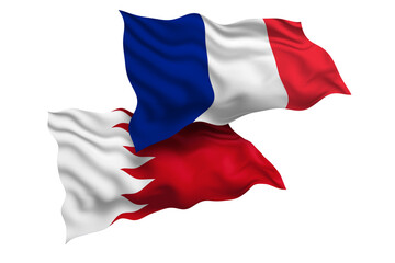 France and Bahrain Friendship Flags Diplomatic Relations of Two countries, Sports competition