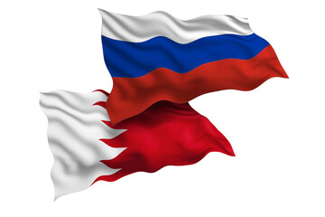 Russia and Bahrain Friendship Flags Diplomatic Relations of Two countries, Sports competition