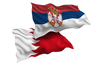 Serbia and Bahrain Friendship Flags Diplomatic Relations of Two countries, Sports competition