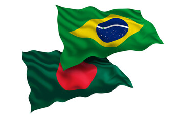 Brazil and Bangladesh Friendship Flags Diplomatic Relations of Two countries, Sports competition