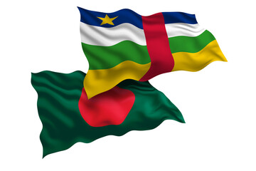 Central African Republic and Bangladesh Friendship Flags Diplomatic Relations of Two countries, Sports competition