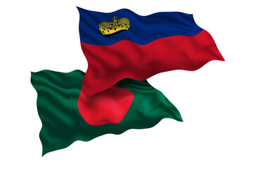 Liechtenstein and Bangladesh Friendship Flags Diplomatic Relations of Two countries, Sports competition