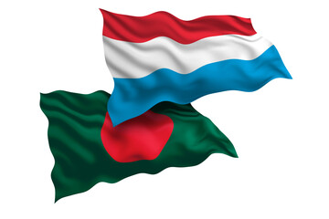 Luxembourg and Bangladesh Friendship Flags Diplomatic Relations of Two countries, Sports competition