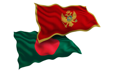 Montenegro and Bangladesh Friendship Flags Diplomatic Relations of Two countries, Sports competition