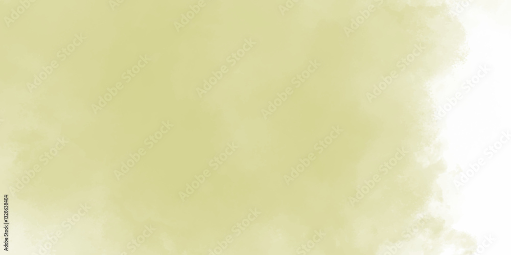Aufkleber light green water color texture background. abstract watercolor clouds pattern in green tones. sprin