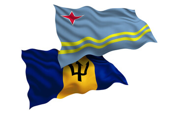 Aruba and Barbados Friendship Flags Diplomatic Relations of Two countries, Sports competition