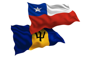 Chile and Barbados Friendship Flags Diplomatic Relations of Two countries, Sports competition
