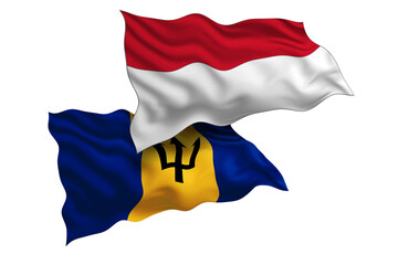 Monaco and Barbados Friendship Flags Diplomatic Relations of Two countries, Sports competition