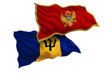 Montenegro and Barbados Friendship Flags Diplomatic Relations of Two countries, Sports competition